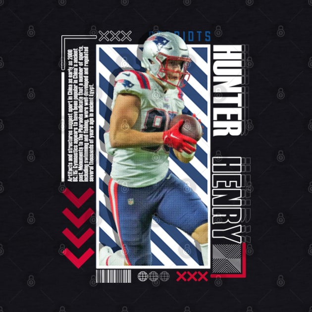 Hunter Henry Paper Poster Version 10 by art.Hamdan